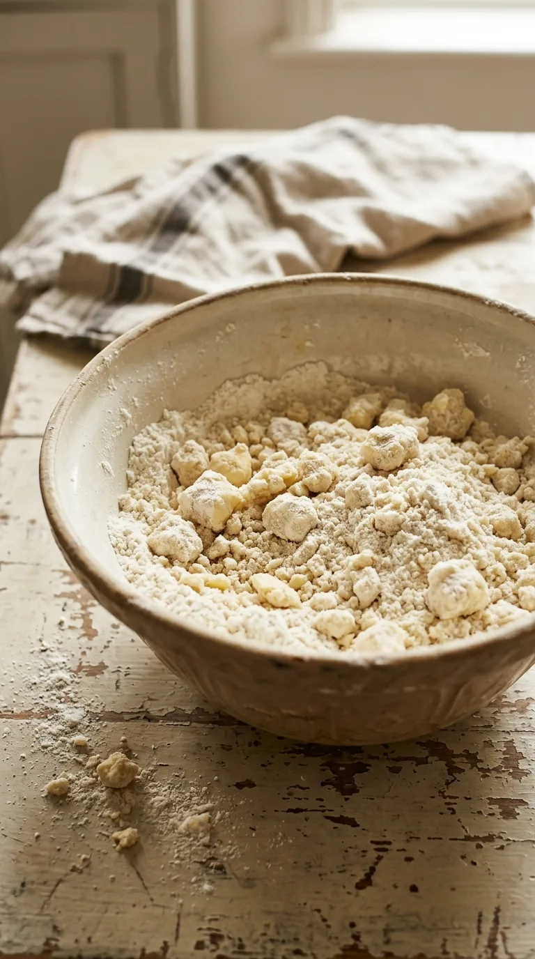 Old Fashioned Blueberry Cobbler: American Berry Dessert – step 4: Prepare the dry mix
