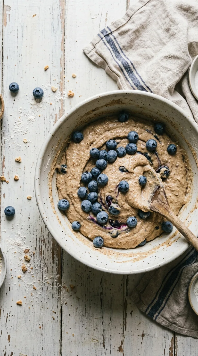 Blueberry Banana Zucchini Bread: Sweet Whole-Wheat Loaf – step 4: Stir in produce