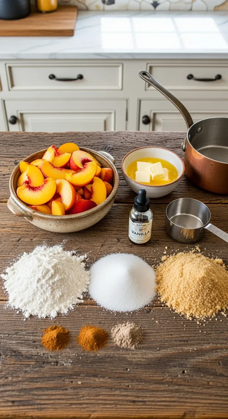Fresh Southern Peach Cobbler: Fruit Dessert with Biscuit Topping – step 8: Rest the cobbler