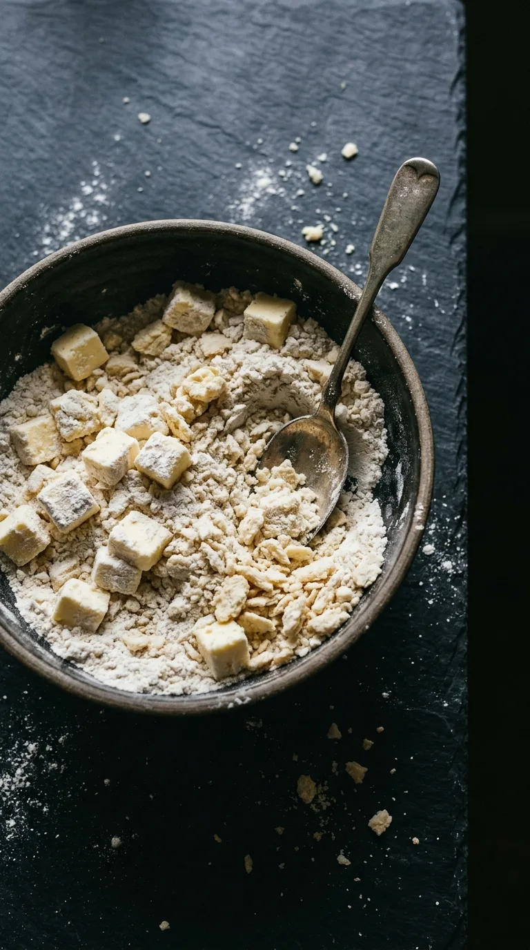 Montana Huckleberry Pie: American Berry Tart – step 1: Mix the dough