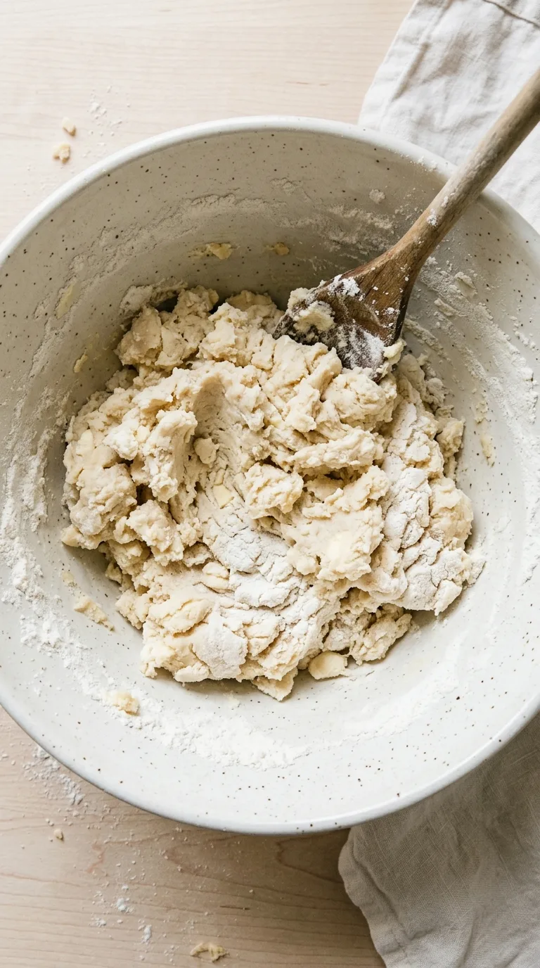 Montana Huckleberry Jam Thumbprints: Butter-Rich Cookies – step 1: Mix dry ingredients
