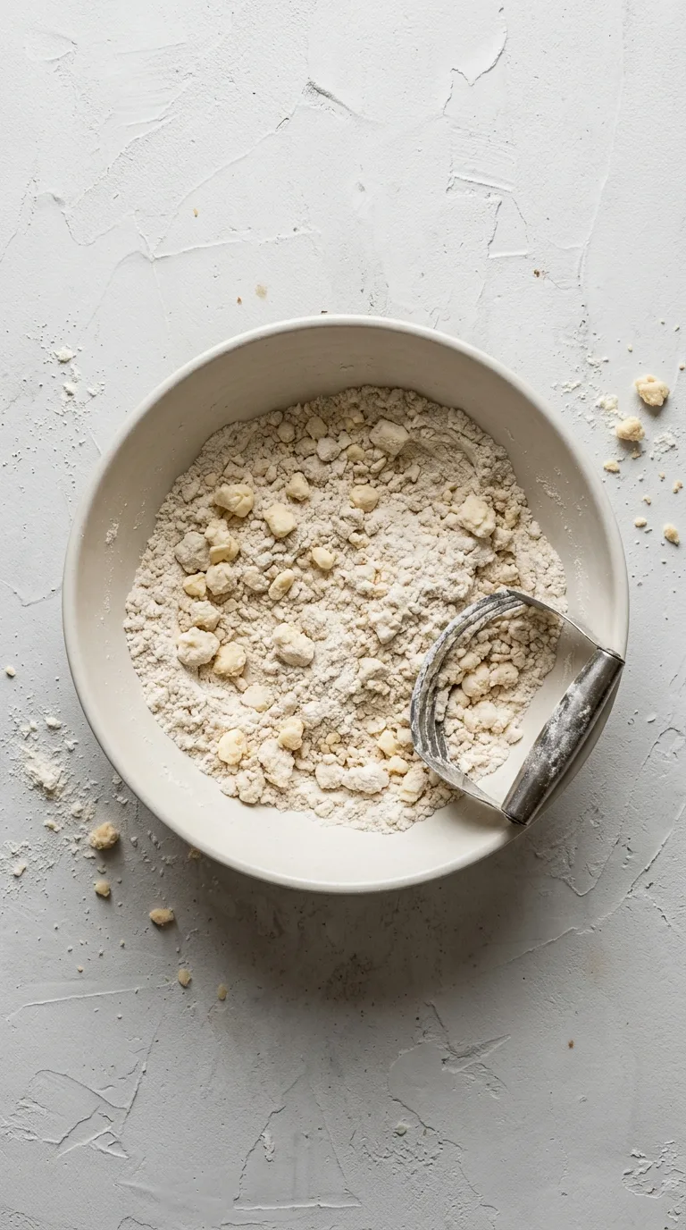 Old-Fashioned Southern Peach Cobbler: Baked Peach Dessert – step 2: Mix dry ingredients