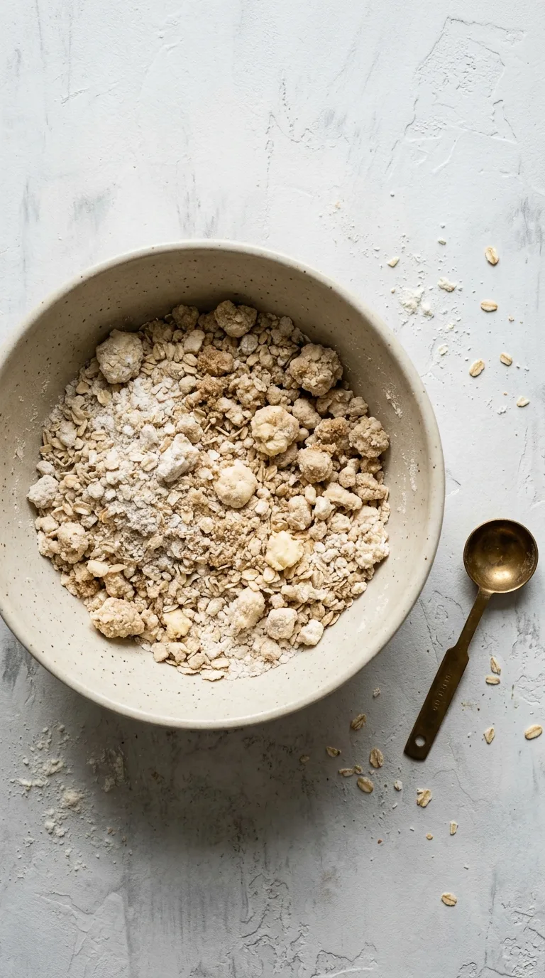 Peach Cobbler with Canned Peaches: Baked Fruit Dessert – step 3: Mix dry ingredients