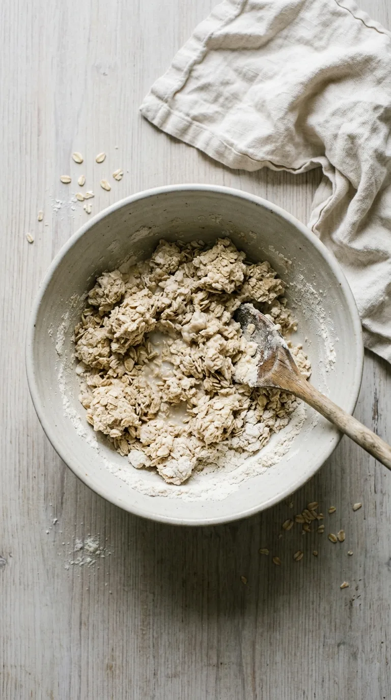 Peach Cobbler with Canned Peaches: Baked Fruit Dessert – step 4: Form the dough
