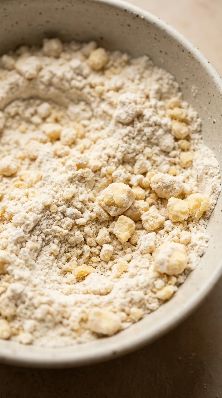 Southern Peach Cobbler: Baked Fruit Dessert – step 2: Mix dry ingredients
