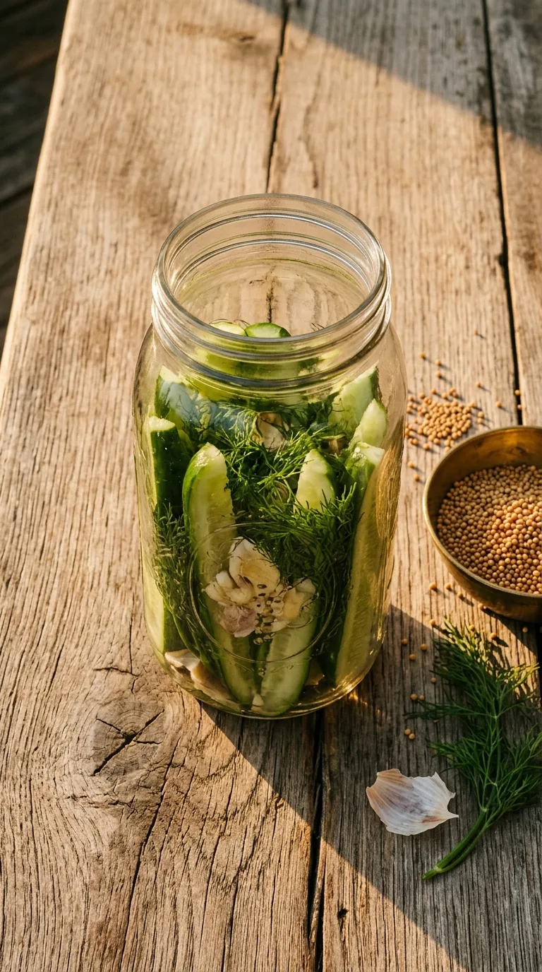 Refrigerator Pickles: Quick and Easy Cucumber Pickles – step 3: Cool the liquid