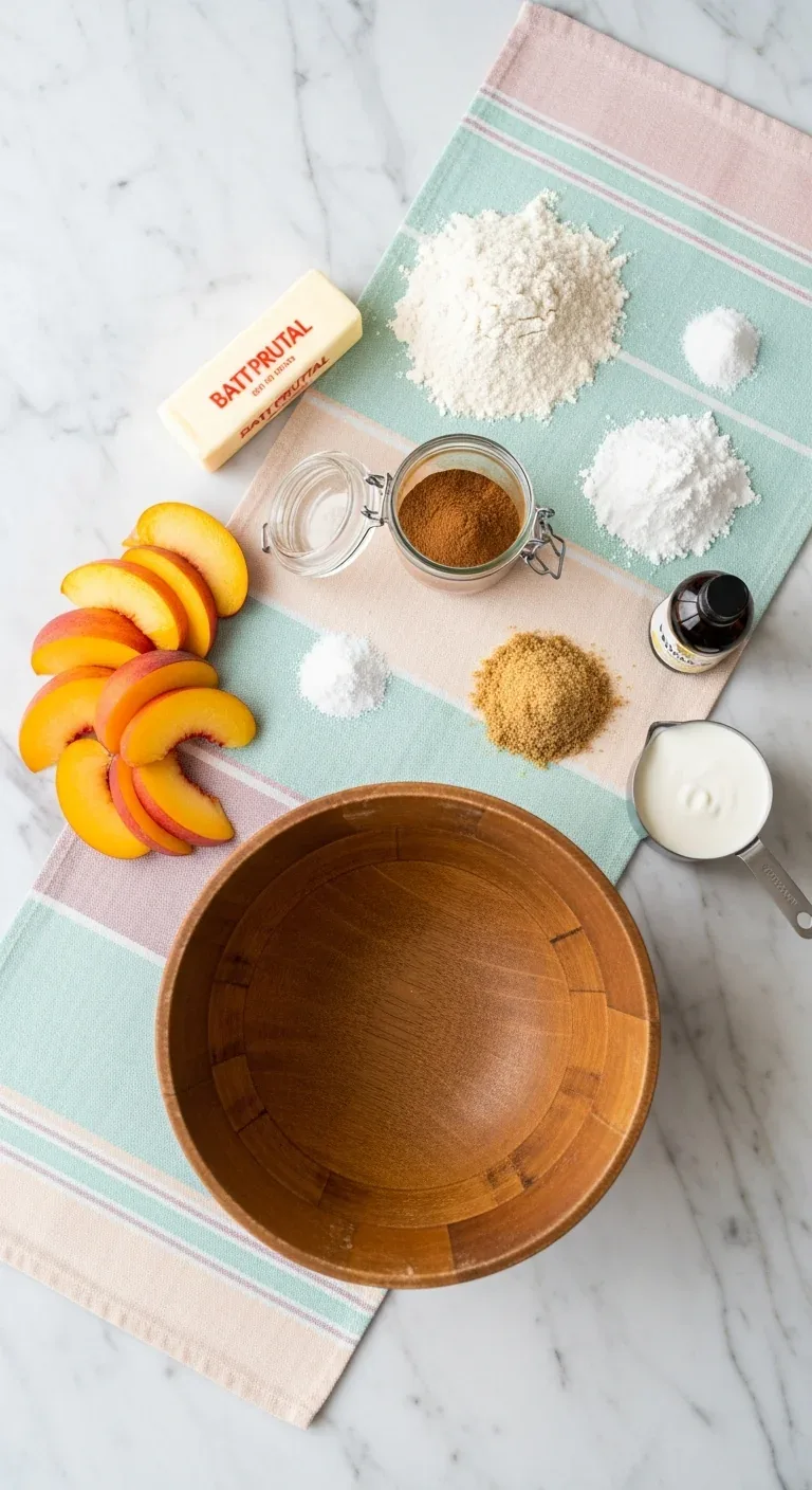 Southern Peach Cobbler: American Fruit Dessert – step 5: Combine the batter