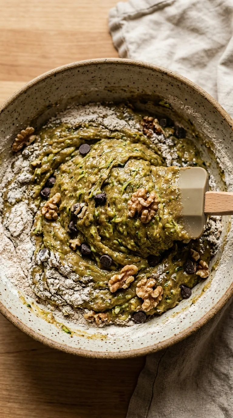 Zucchini Bread: American Spiced Quick Bread – step 6: Add optional mix-ins