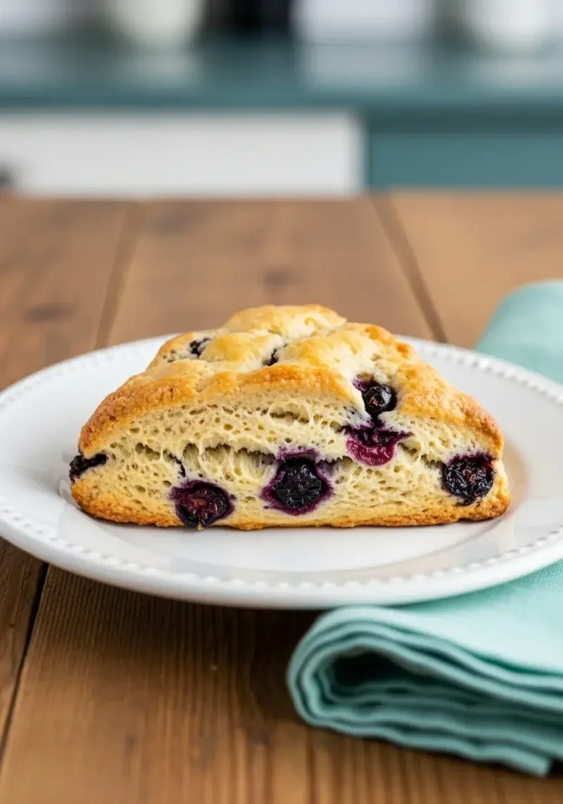 Huckleberry Scones: Buttery Bakery-Style Pastries